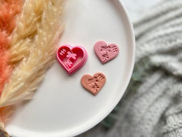 Fixed Broken Heart Shape Collection Polymer Clay  Cutter • Fondant Cutter • Cookie Cutter